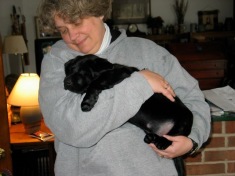 Puppy Kenya with Momma Joan